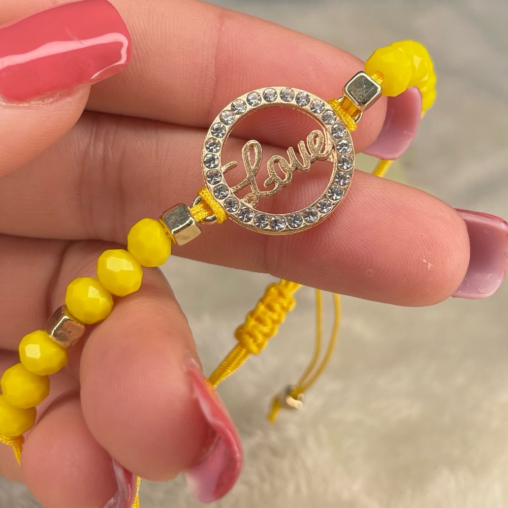 Bracelet - Love Yellow